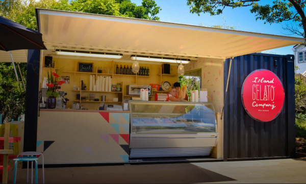 Ice Cream Shop in container 4