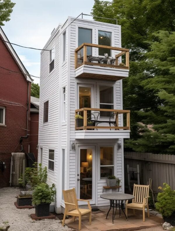 1 bedroom 3-storey Container Home by TC Construction